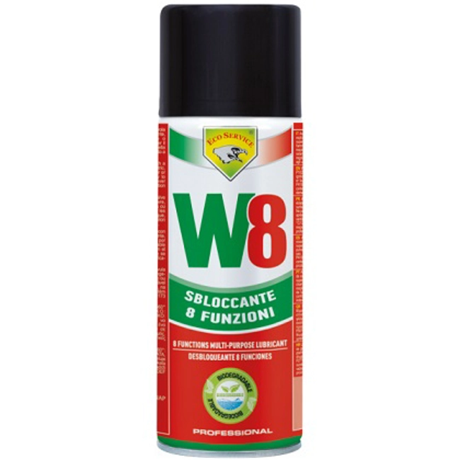 Vendita online W8 Lubrificante 8 funzioni 400 ml.